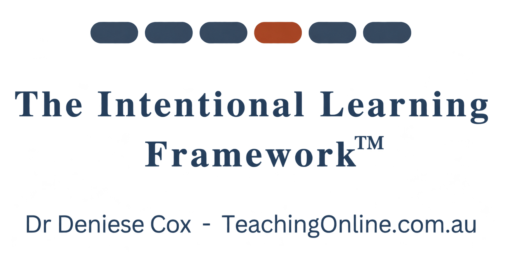 The Intentional Learning Framework - Dr Deniese Cox - TeachingOnline.com.au