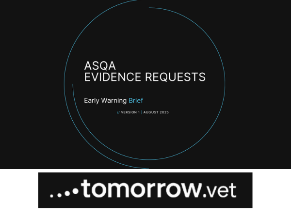 vetr - ASQA Evidence Requests Early Warning Brief